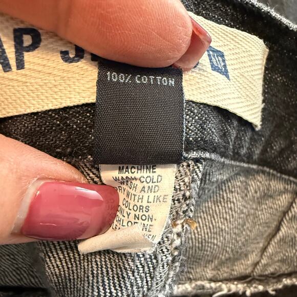 Women's‎ Gap Jeans Black Denim Blue Jean Skirt Size 6 - Picture 3 of 7